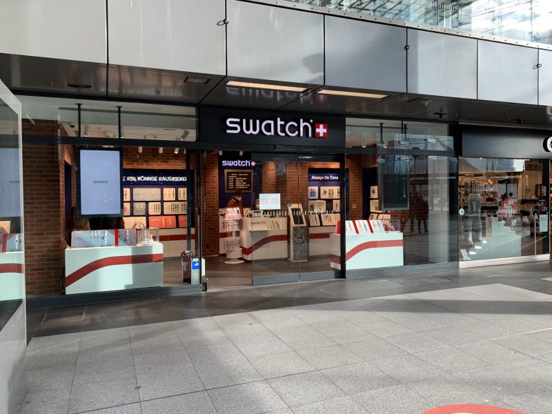 First Swatch store in a German Central Station