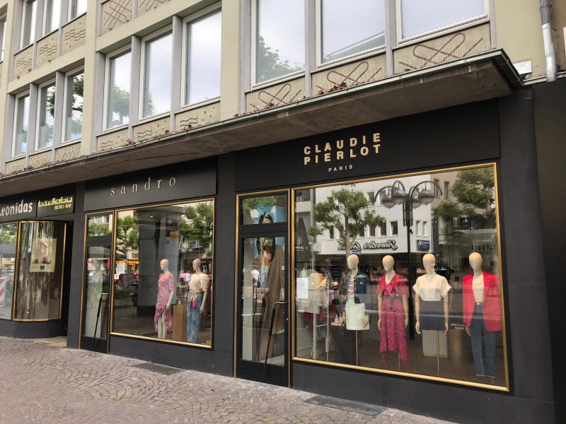 RDG worked with Claudie Pierlot to open a new Boutique in Frankfurt